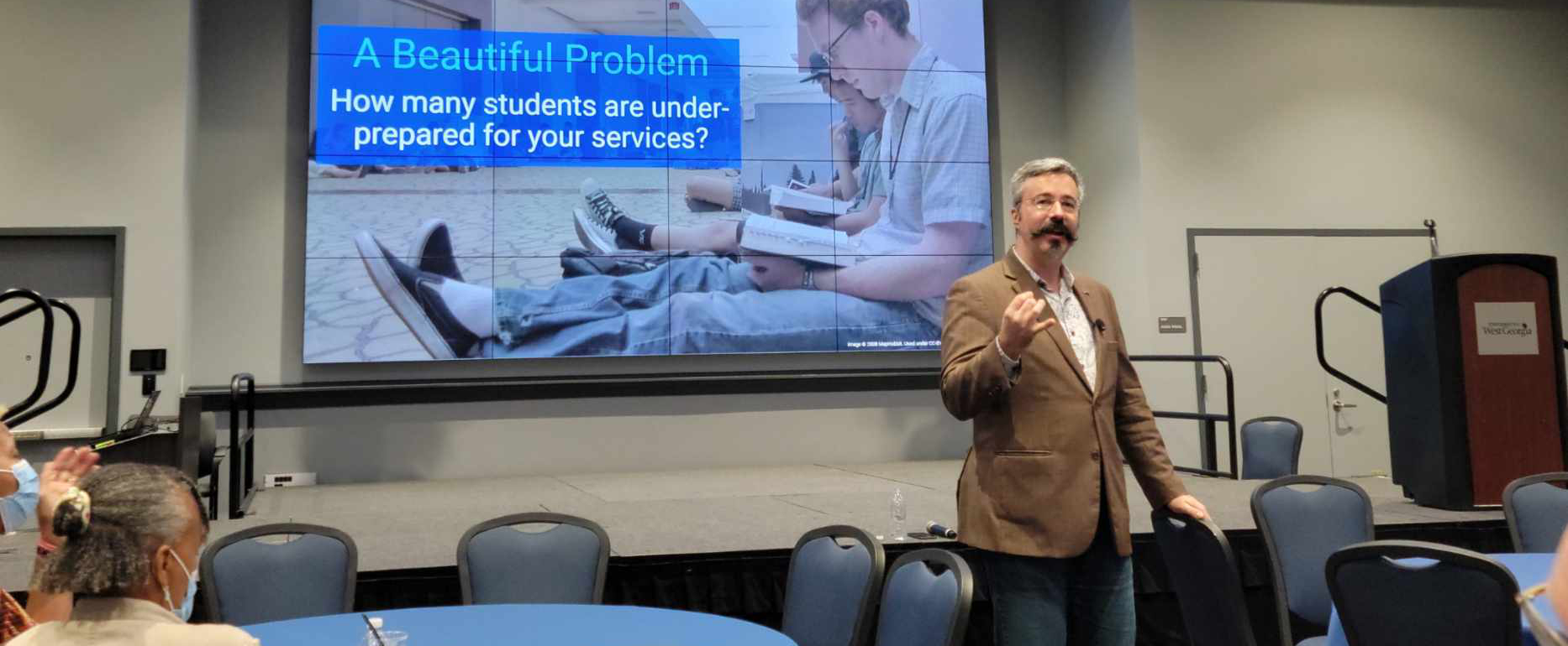 Tom Speaking at the University of West Georgia in 2022