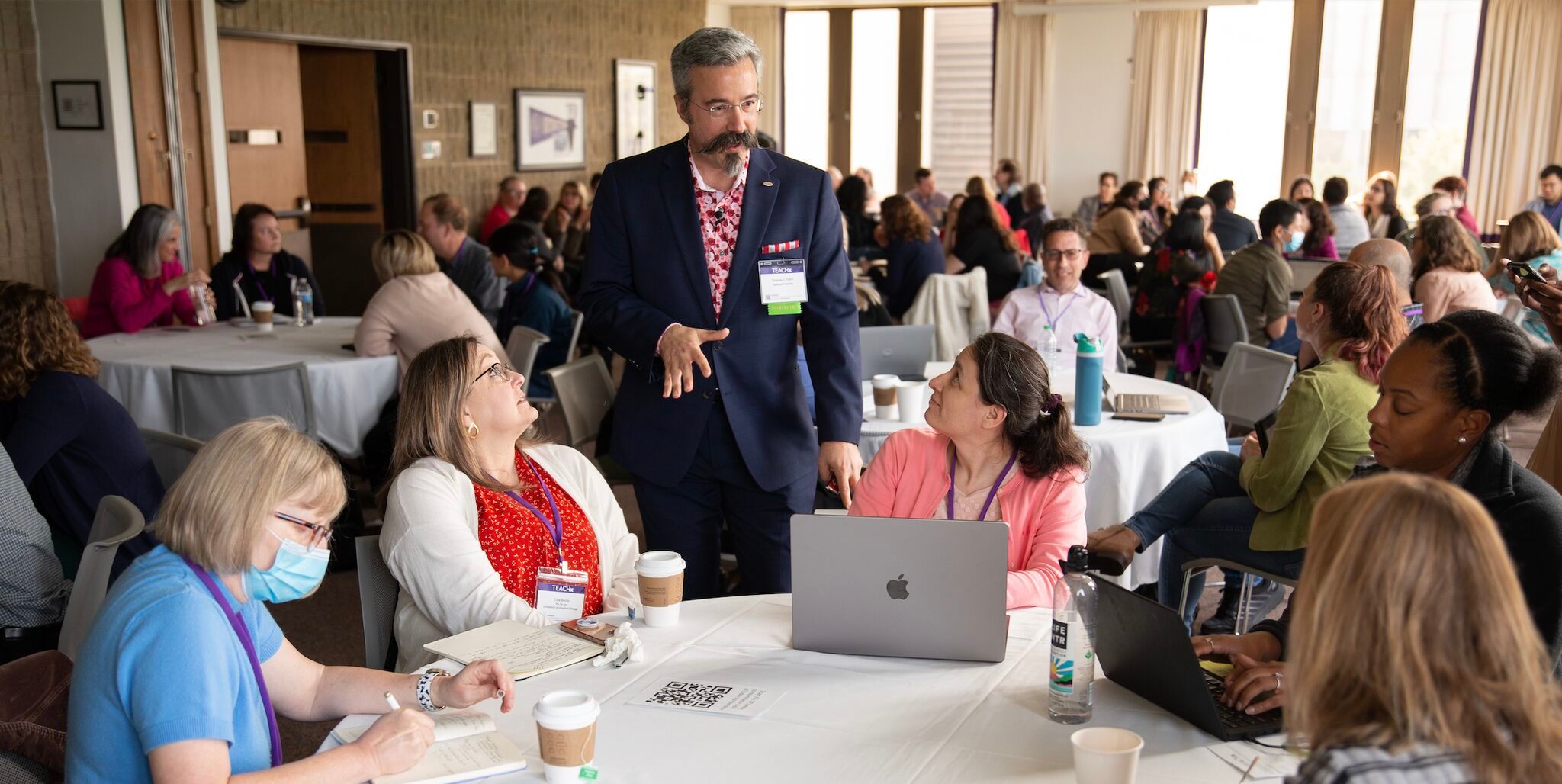 Tom leading a UDL workshop at Northwestern University in 2023